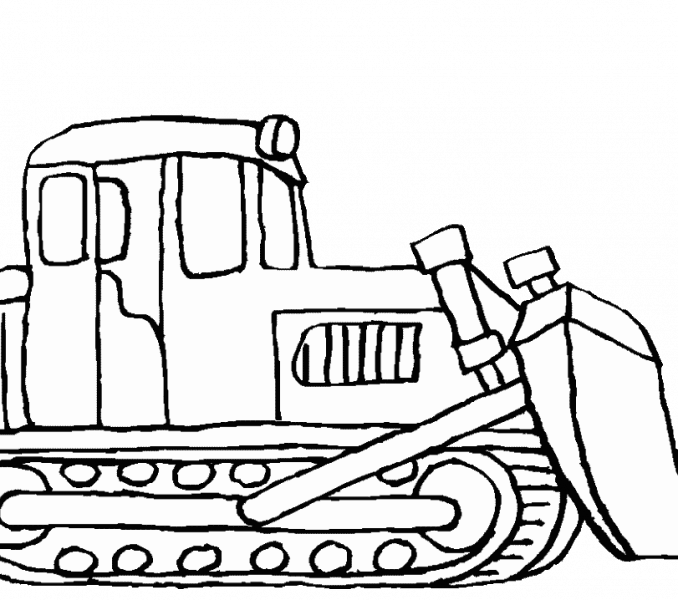 Bulldozer Pictures To Color Bulldozer Mecanic Shovel - Construction Vehicles Coloring Pages - Transparent PNG Free Download | PNGio