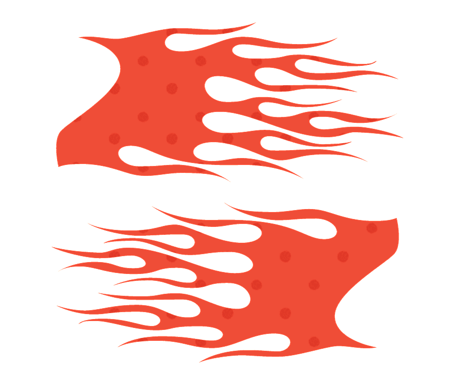 Flame Design Vehicle 001 Digital Vector Files, Instant - Flame Decals - Transparent PNG Free Download | PNGio
