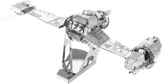 Star Wars The Last Jedi Resistance Ski Speeder Vehicle - Metal Earth Star Wars - Transparent PNG Free Download | PNGio