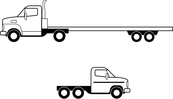 Trucks Flatbed Trucking Vehicle Transport - Flatbed Truck Side View - Transparent PNG Free Download | PNGio