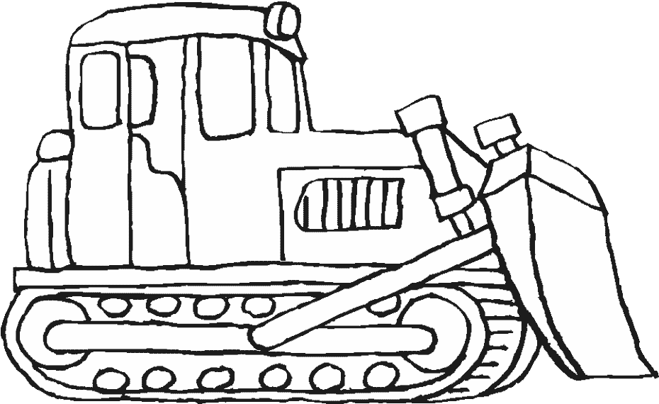 Construction Vehicles Coloring Pages Bulldozer - Bulldozer Printable Coloring Pages - Transparent PNG Free Download | PNGio