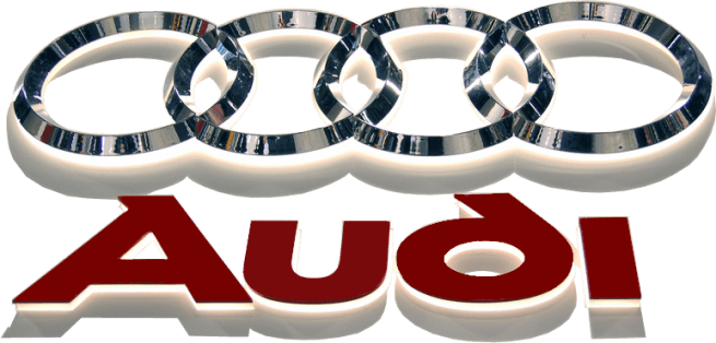 The Audi Badge - Audi Logo In 3d - Transparent PNG Free Download | PNGio