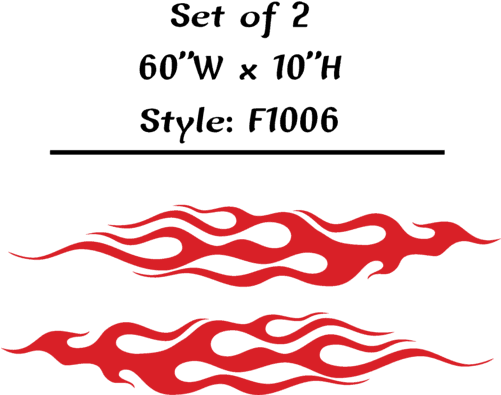 Vehicle Tribal Flames Vinyl Decal Sticker Car Truck - Decal - Transparent PNG Free Download | PNGio