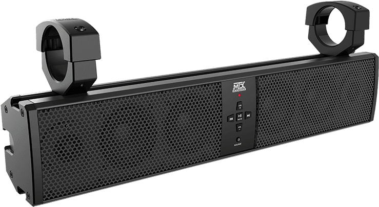 Mud6spbt Universal Mountable Sound Bar Speaker System - Bluetooth Outdoor Soundbar - Transparent PNG Free Download | PNGio