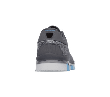 Skechers Go Flex Walk- 14011 Charcoal Turquoise - Skechers Goga Mat Technology Go Flex Shoes - Transparent PNG Free Download | PNGio