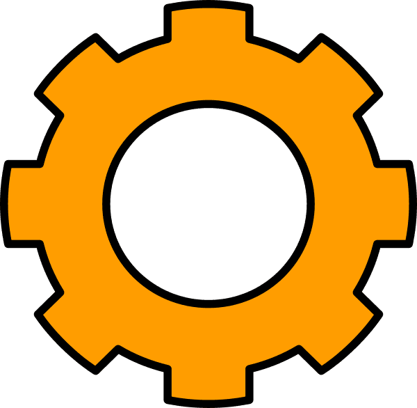 Orange Gear Clip Art At Clker - Sepuluh Nopember Institute Of Technology - Transparent PNG Free Download | PNGio