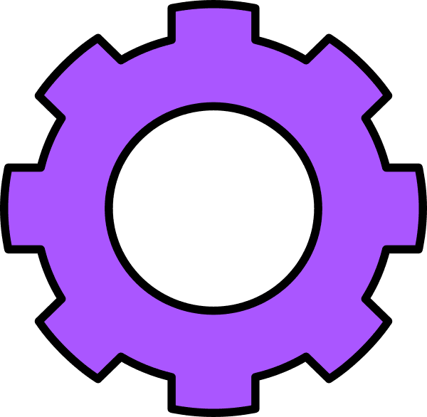 Light Purple Gear Clip Art At Clker - Sepuluh Nopember Institute Of Technology - Transparent PNG Free Download | PNGio
