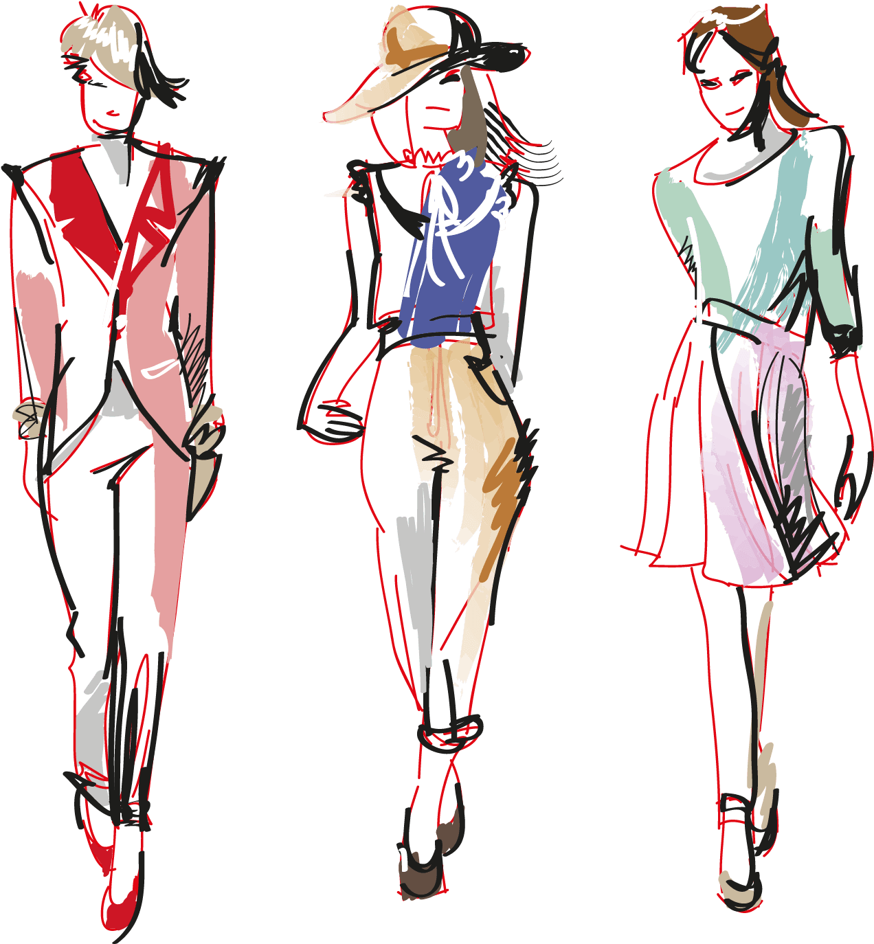 Fashion Png Clipart Image 03 - Design And Technology Textiles - Transparent PNG Free Download | PNGio