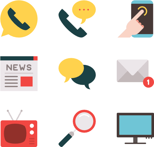 Communication And Media - Communication Technology Vector Png - Transparent PNG Free Download | PNGio