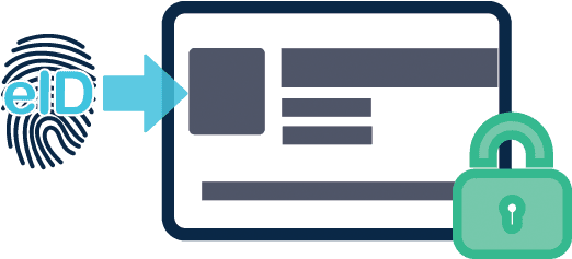 This Technology Enables Highly Secure Access To E-services - Electronic Id - Transparent PNG Free Download | PNGio