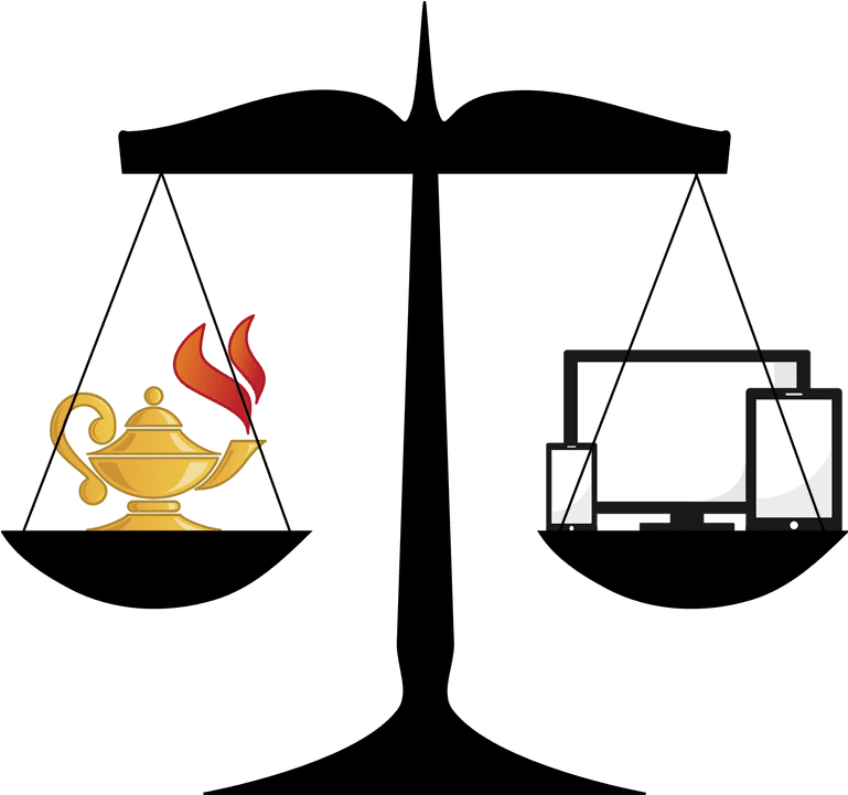 Which Comes First, Curriculum Or Technology - Scales Of Justice Clip Art - Transparent PNG Free Download | PNGio