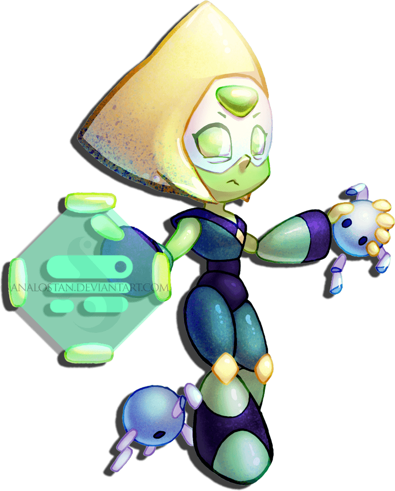 Analostan Deviantartco Pearl Technology Clip Art - Steven Universe Chibi Peridot - Transparent PNG Free Download | PNGio