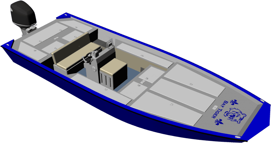 New Aluminum Bay Boat Plans With Many Of The Comforts - Bass Boat - Transparent PNG Free Download | PNGio