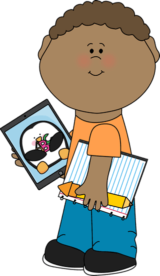 Technology Kids Clip Art - Boy With Books Clipart - Transparent PNG Free Download | PNGio