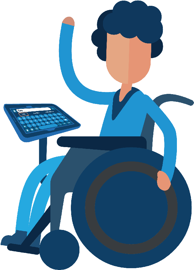 Information Technology Clipart Kid - Disabled People Smart Home - Transparent PNG Free Download | PNGio