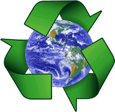 There Is A Lot Of Talk About Going Green And Recycling - Recycling Helps The Earth - Transparent PNG Free Download | PNGio