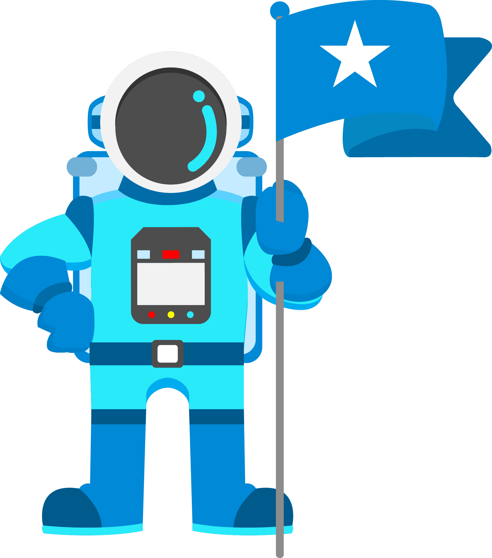 Astronaut Clipart Space Technology - Космонавт Вектор Пнг - Transparent PNG Free Download | PNGio