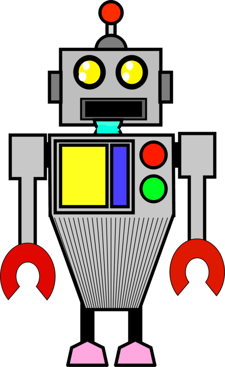 Droide Drawing Robot Technology Stock - Openclipart - Transparent PNG Free Download | PNGio