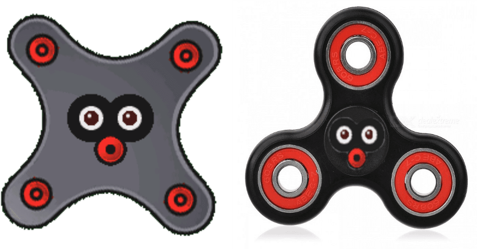 Paper Technology - Paper Mario Fidget Spinner - Transparent PNG Free Download | PNGio