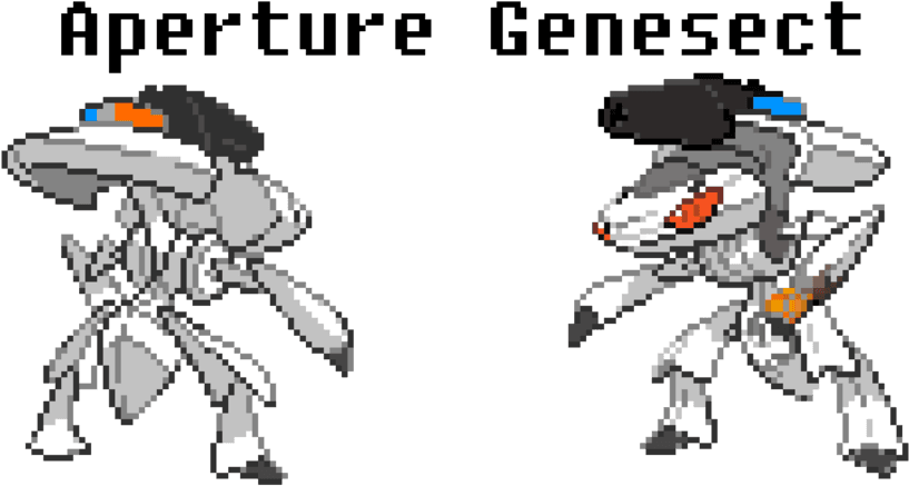 Aperture Genesect Pokemon Black & White Cartoon Mammal - Goto80 - Transparent PNG Free Download | PNGio