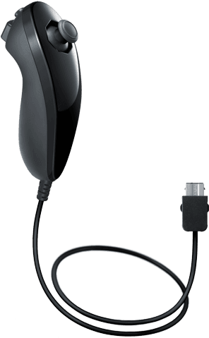 Hook The Nunchuk™ Accessory Up To Your Wii Remote™ - Nunchuk Wii U - Transparent PNG Free Download | PNGio