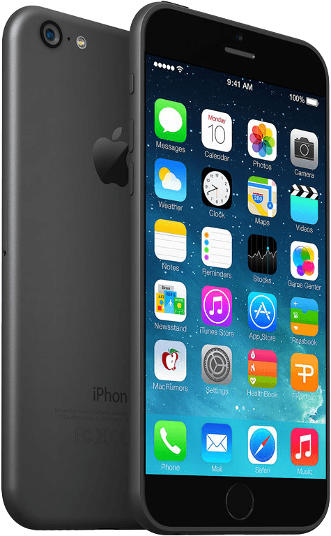 Apple To Switch To 'on-cell' Technology For Iphone - Iphone 6s Plus 64gb Black - Transparent PNG Free Download | PNGio