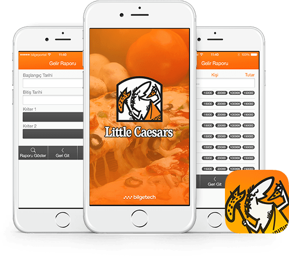 Technology With Human Touch Little Caesar's Mobile - Little Caesars Pizza - Transparent PNG Free Download | PNGio