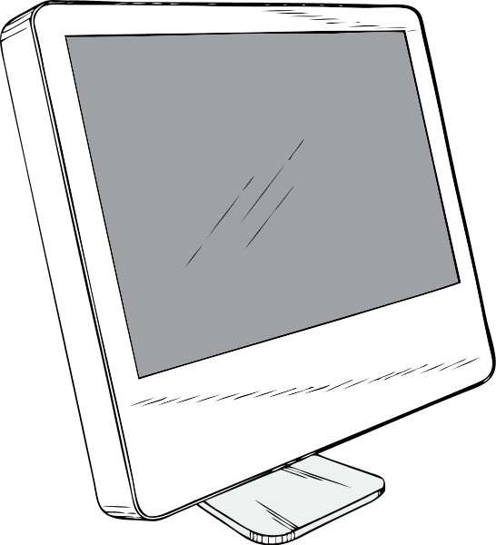 Cinema Display Clipart Png For Web - Dessin Ecran D Ordinateur - Transparent PNG Free Download | PNGio