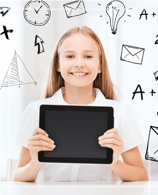 Student Holding Technology Device - Mtg International Mathematics Olympiad (imo) Work Book - Transparent PNG Free Download | PNGio