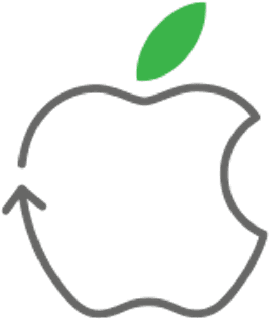 Apple Made Two Announcements About Its Environmental - Apple Reciclaje Logo - Transparent PNG Free Download | PNGio