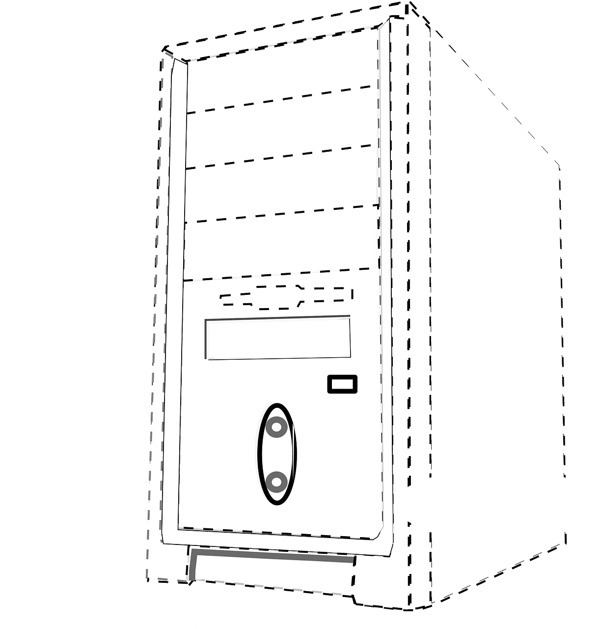 Computer Outline Png - Transparent PNG Free Download | PNGio