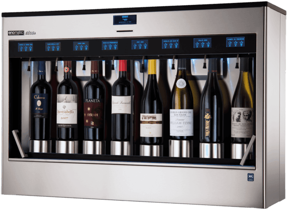 Our Enoline Elite® 8 Bottle Wine Dispenser Is Enomatic® - Enomatic Elite 8 - Transparent PNG Free Download | PNGio