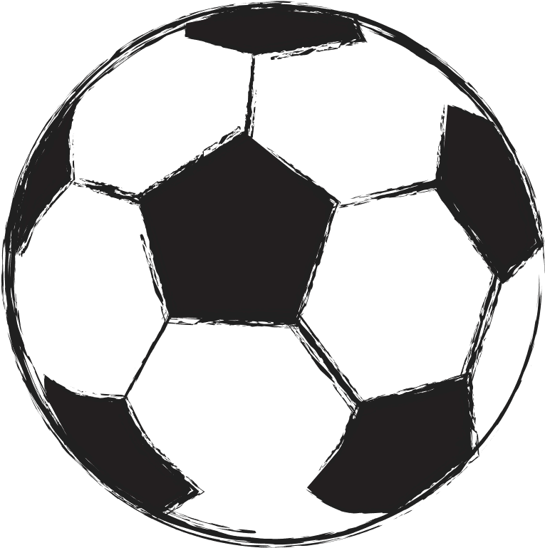 Free Football - Football Black And White Drawing - Transparent PNG Free Download | PNGio