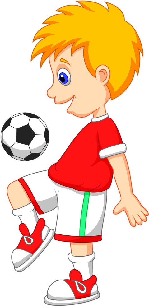 Play Football Cartoon - Transparent PNG Free Download | PNGio
