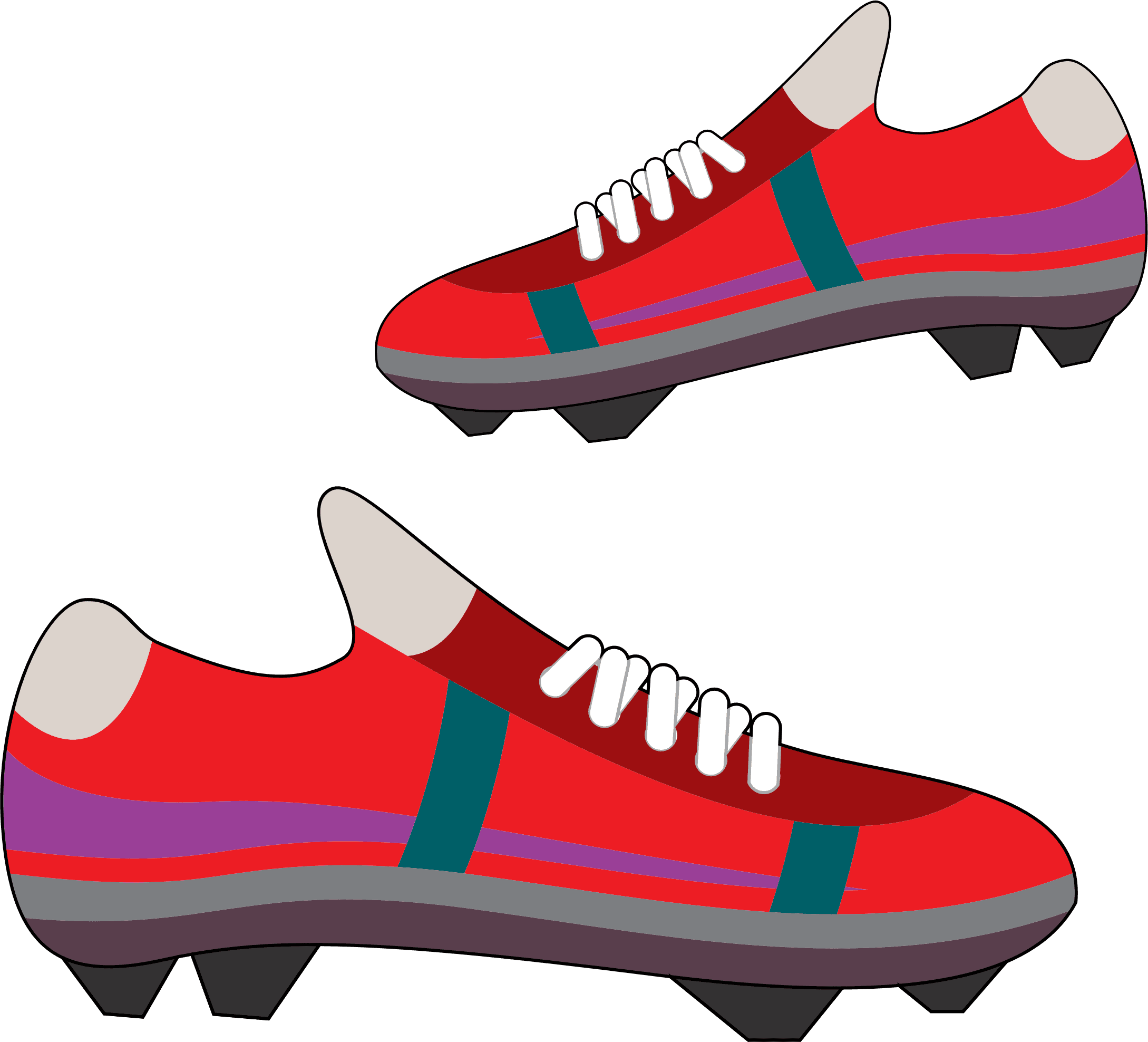 Big Image - Clip Art Football Boots - Transparent PNG Free Download | PNGio