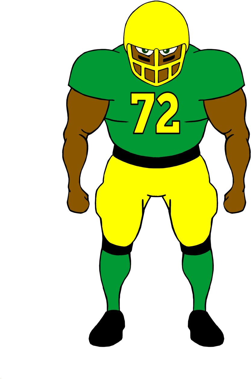 Defense Football Clipart - Football Player Png Clip Art - Transparent PNG Free Download | PNGio