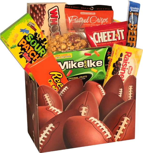 Game Day Snacks Basket Tasteful Treats - 6 Pack Large Football Basket Boxes 10.25 X 6 X 7.5 - Transparent PNG Free Download | PNGio