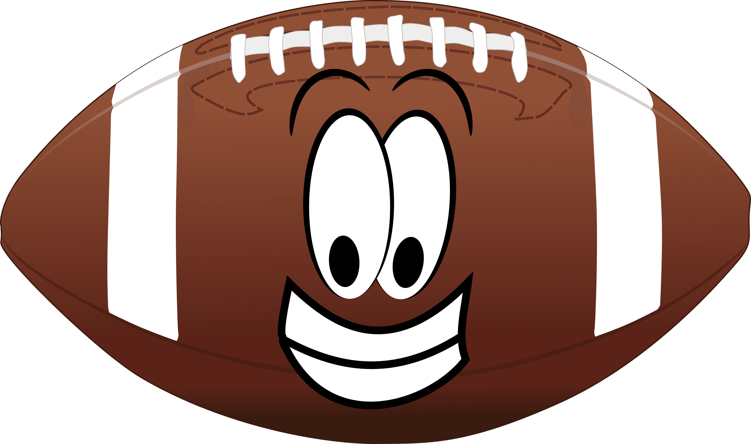 Happy Football Vector Clipart - American Football - Transparent PNG Free Download | PNGio