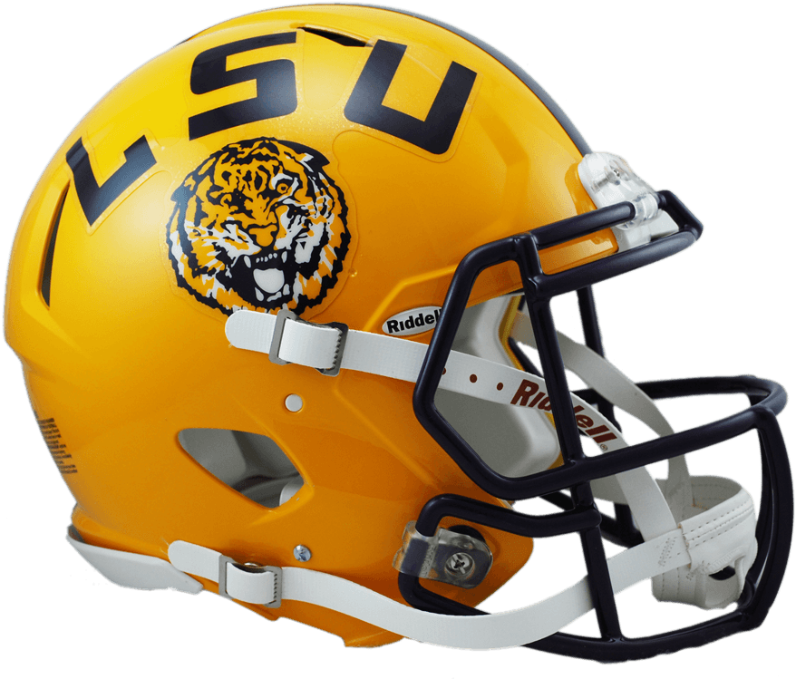 Lsu Revolution Speed Authentic Helmet - Lsu Vs Alabama Football - Transparent PNG Free Download | PNGio