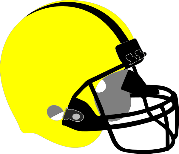 Yellow Football Helmet Clip Art - Helmet And Football Drawing - Transparent PNG Free Download | PNGio