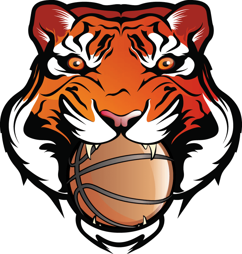Bengal Clipart Basketball - Tiger With A Football - Transparent PNG Free Download | PNGio