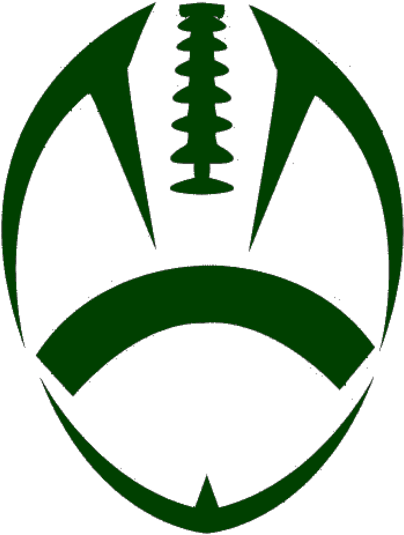 Green Football Cut Image - American Football Logo Png - Transparent PNG Free Download | PNGio