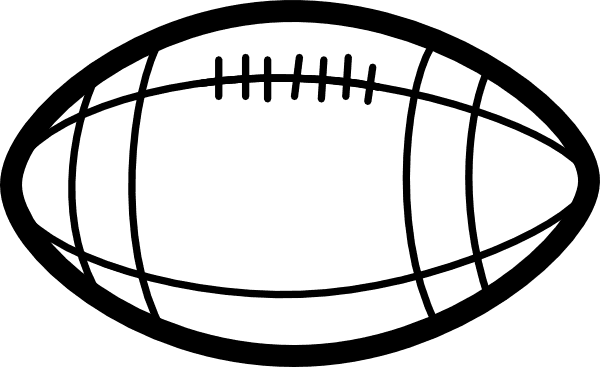 Football Clip Art Black And White Clipart Panda Free - Football Black And White - Transparent PNG Free Download | PNGio