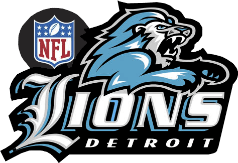 Detroit Lions Logo Walldevil - Michigan Football Team Nfl - Transparent PNG Free Download | PNGio