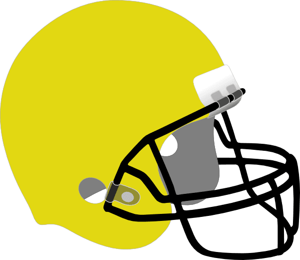 Yellow Football Helmet Clipart - Green Yellow Football Helmet - Transparent PNG Free Download | PNGio