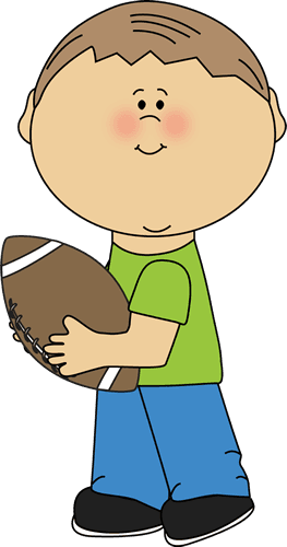 Cute Boy Clipart - Boy With Football Clipart - Transparent PNG Free Download | PNGio