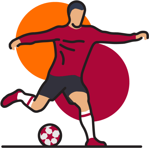 Soccer Player Running With The Ball - Football - Transparent PNG Free Download | PNGio
