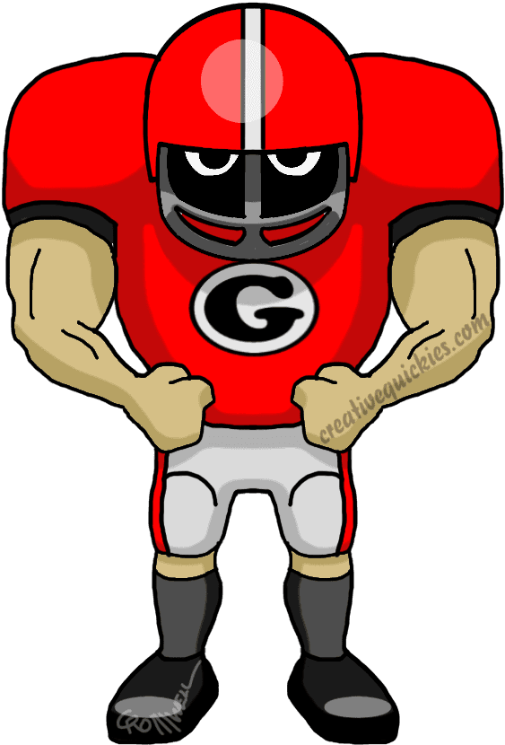 Athens Georgia Bulldogs - Dallas Cowboy Football Player Clipart - Transparent PNG Free Download | PNGio