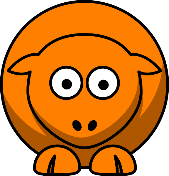Orange Clipart Sheep - College Football - Transparent PNG Free Download | PNGio