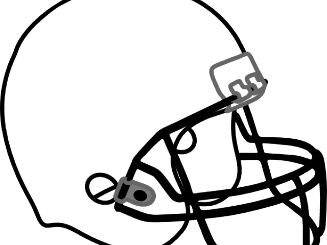 Helmet Clipart Black And White - Football And Helmet Shower Curtain - Transparent PNG Free Download | PNGio